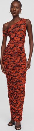 AFRM Off-The-Shoulder Ruched Maxi Dress