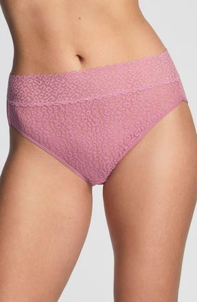Wacoal High Bar High Cut Briefs in Lilac at Nordstrom, Size X-Large