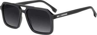 HUGO BOSS 1894/S Zonnebril - Heren - Zonnebrillen - Grijs - 56 MM - Accessoires
