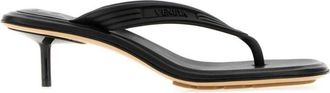 Bottega Veneta Black Slip On Heels