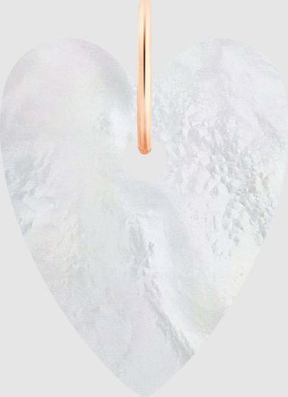 Ginette NY Pendentif Angele Nacre Blanche Or Rose