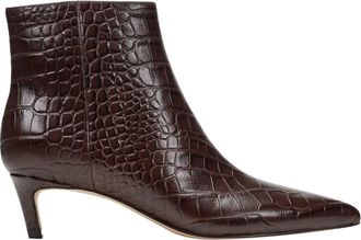 Marc Fisher Womens Itzia Ankle Booties In Dark Brown