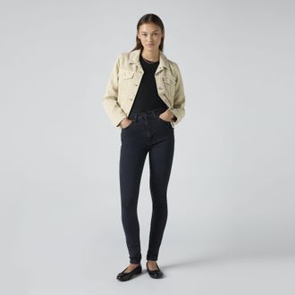 Levi's Retro High Skinny Jeans - Womens - 23X28 - Black