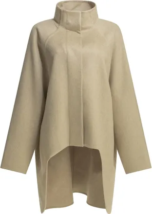 Alaia lange asymmetrische kasjmierjas
