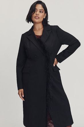 Hutch Vivienne Double-Breasted Coat Jacket