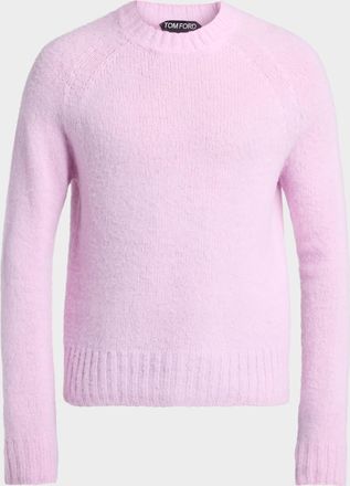 Tom Ford Men & apos;s Brushed Cashmere Raglan Crewneck Sweater