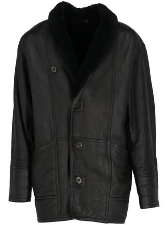 A.N.G.E.L.O. Vintage Cult 1980s shearling coat - Black