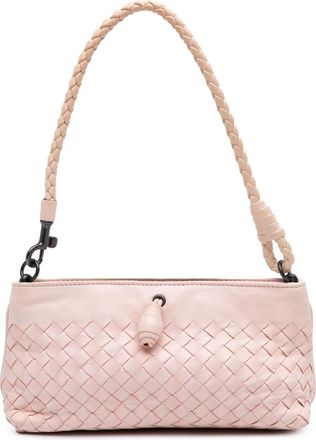 Bottega Veneta 2000-2007 Nappa Intrecciato shoulder bag - women - Nappa Leather - One Size - Pink