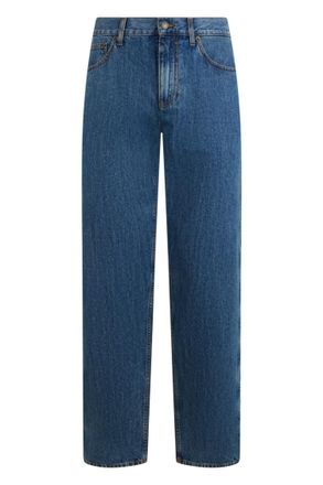 Burberry Blue Mid Rise Jeans