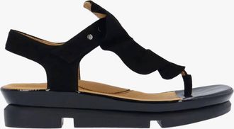 L'Amour Des Pieds Womens Vendala Thong Sandal In Black
