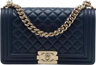 Chanel Borsa a spalla Pre-owned Boy Flap - - Pre-owned - Donna - Blu - ONE SIZE
