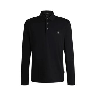 HUGO BOSS Tops, Heren, Zwart, L, Katoen, C-Paley Polo