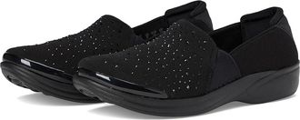 Bzees Poppyseed Womens Shoes Black Rhinestone : 9.5 M, Textile