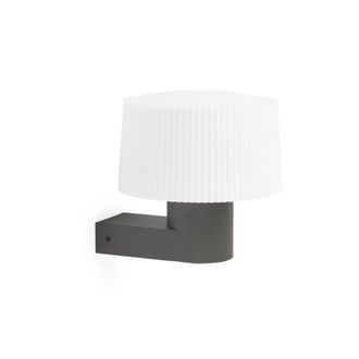 Netlighting Muffin Outdoor Modern Wall Lamp Dark Grey 1x E27 IP44