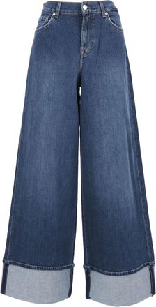 7 For All Mankind Marie Wide Leg Radar con polsino largo