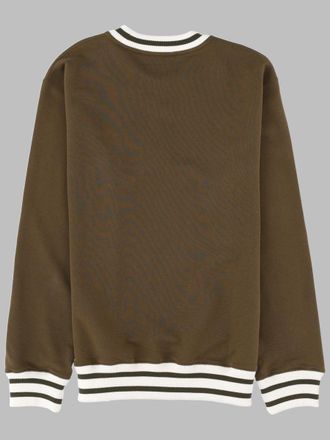 Dr&ocirc;le de Monsieur Slogan Cotton Sweatshirt - Brown