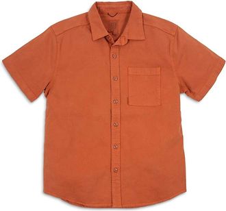Topo Designs Mens Dirt Short Sleeve Shirt - Medium Brick