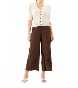 Fifteen Twenty Iliana Puff Sleeve Sweater In Cream