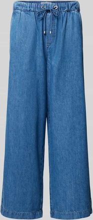 M.A.C Loose Fit Jeans mit Leinen-Anteil in Dunkelblau, Gr&ouml;&szlig;e 38