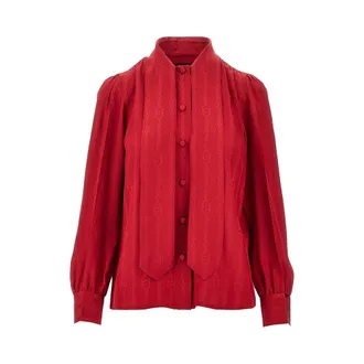 Gucci Jacquard silk shirt Woman 42