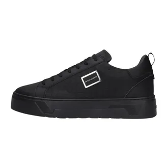 Antony Morato Schoenen, Heren, Zwart, 46 EU, Leer, Gedurfde Dieren Sneakers