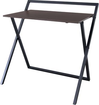 Teamson Home Teamson Home - 34 Escritorio Mesa De Oficina Plegable De Madera Marr&oacute;n / Negro Vnf-00094