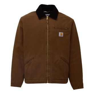 Carhartt Work in Progress Jassen, Heren, Bruin, S, Katoen, OG Detroit Jacket