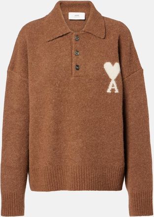 Ami Polo in misto alpaca e lana