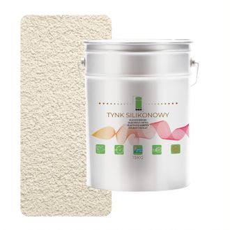 OEM Revestimiento Exterior De Silicona Para Fachadas, Blanco Ligeramente Amarillento, 1,5 Mm, Calidad Superior, 15 Kg
