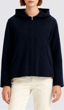 Max Mara Blouson S Max Mara in lana vergine con cappuccio