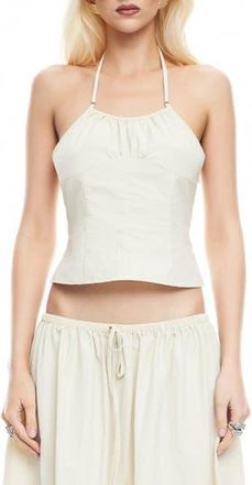 Lioness Sweet Escape Halter Top in Oyster at Nordstrom Rack, Size X-Large