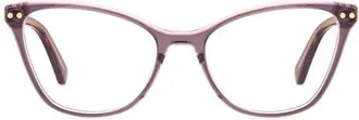 Kate Spade New York elora 50mm cat eye reading glasses in Crystal Grey at Nordstrom