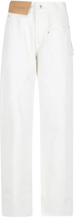 J.W.Anderson Twisted Workwear Jeans - Dames - Regular Fit Jeans - Wit - W24 - Katoen - Jeans