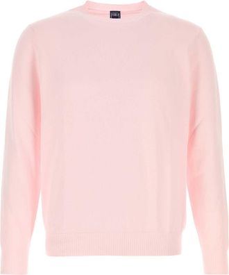 Fedeli Pastel Pink Cotton Sweater