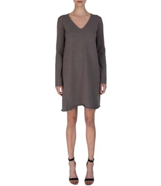 ATM Anthony Thomas Melillo V-Neck Dress In Deep Barley