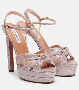 Aquazzura Nina 130 platform sandals