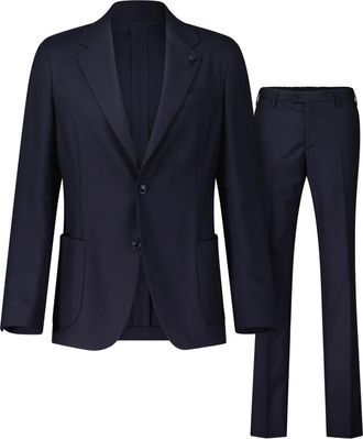 Lardini Klassieke Pak Set - Heren - Business pakken - Blauw - XL - Kostuums