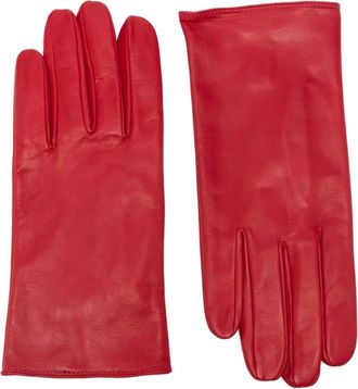 Ernest W. Baker Leren handschoenen - Rood