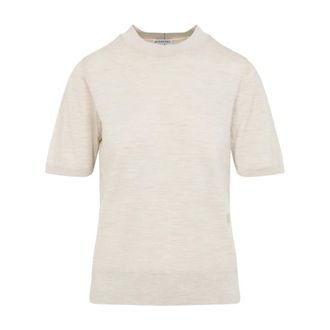 Burberry Dames, Truien, Beige, Maat: XS Wol