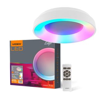 Videx L&aacute;mpara De Techo Redonda Blanca Con Mando A Distancia Rgbw 72w 7500lm 2700k / 6000k 45 Cm Videx