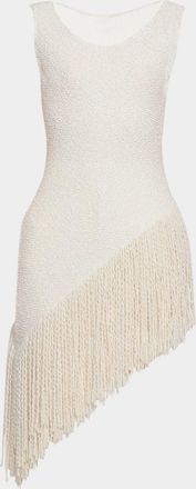 Gabriela Hearst Ursin Fringed Silk Bouclé Top