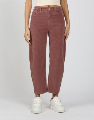 Gang 5-Pocket-Jeans GANG 94IDA, Damen, Gr. 30, N-Gr, braun (old rose), Denim/Jeans, Obermaterial: 98% Baumwolle, 2% Elasthan, Ballonform kn&ouml;chelfrei, Jeans