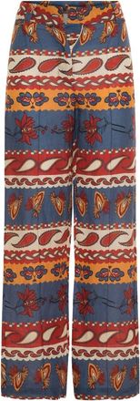 Carolina K Amanda Pants In Paisley Blue