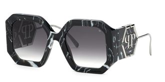 Philipp Plein SPP067 0721 Mens Sunglasses Black Size 54