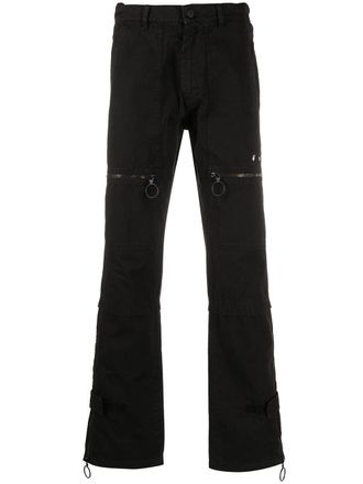 Off-white Broek met meerdere zakken - Zwart