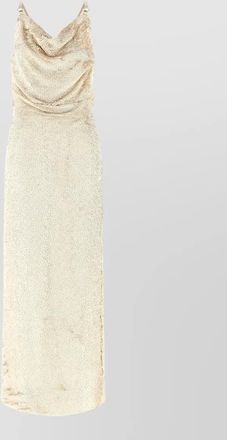 Coperni sequin draped sleeveless maxi dress
