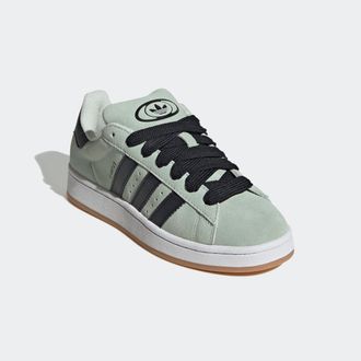 adidas Sneaker ADIDAS ORIGINALS CAMPUS 00S, Damen, Gr. 38,5, gr&uuml;n (linen gr&uuml;n, core schwarz, cloud wei&szlig;), Leder, Synthetik, Schuhe Sneaker