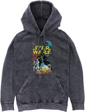 Star Wars Mens Star Wars Galactic Battle Lightweight Hoodie in Black at Nordstrom, Size Xx-Large