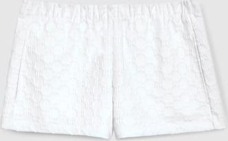 Gucci GG Jersey Jacquard Shorts, White, Ready-to-wear