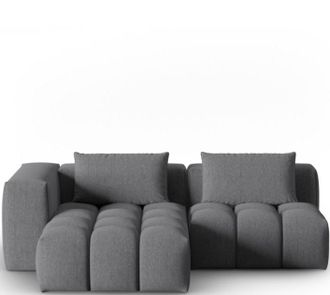 CXL by Christian Lacroix 3-Sitzer Designer Ecksofa Lorella mit Ottomane und Eckteil links - Strukturstoff